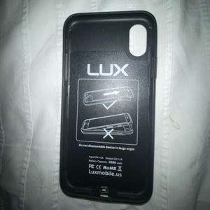 lux charging case for iphone x or xs